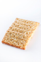 sugar coconut biscuits in white background