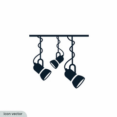 spotlight icon vector