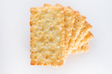 sugar coconut biscuits in white background