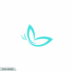 butterfly icon symbol