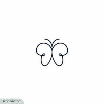 butterfly icon symbol
