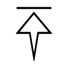 Arrow icon design vector graphics