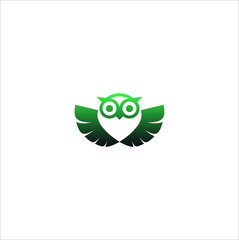 owl logo vector icon design vector template