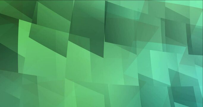 4K looping light green video footage with rhombus. Colorful fashion clip with gradient rectangles. Clip for mobile apps. 4096 x 2160, 30 fps.