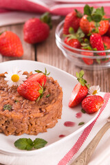 Strawberry risotto.