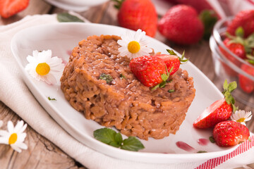 Strawberry risotto.