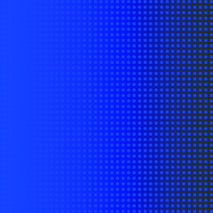 
Abstraction, blue polka dots on a background combining dark and light colors, abstract gradient, background for banner, wallpaper, brochure, landing page, poster or book, vector illustration