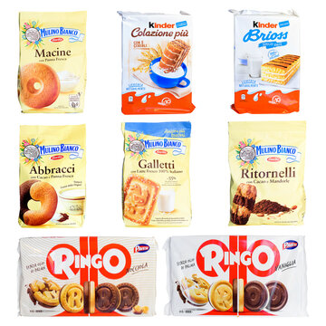 italian supermarket products 3 with clipping path