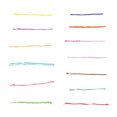 Flat Paint Brush Thin Straight Lines High Detail Abstract Vector Background Set 13. vector illustration. Isolated on a white background. Hand-drawn in the style of a doodle. cartoon. It can be used in