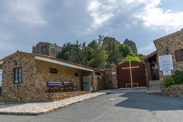 One of the most famous monasteries in Cyprus is Stavrovouni. Located at the top of the mountain.