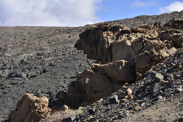 Ravines and trails in the Canary Islands