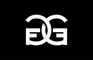 letter GG GF CF logogram