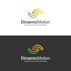 Obraz premium Minimal abstract logotype design template concept vector geometric shape