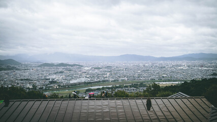 Amazing mountain view in Kyoto