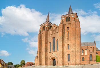Naklejka premium Roskilde Domkirke (cathedral) Sjælland (Region Zealand) Denmark