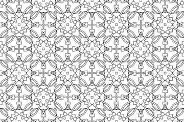 Fototapeta premium Abstract Geometric Seamless Pattern Background