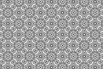 Abstract Geometric Seamless Pattern Background