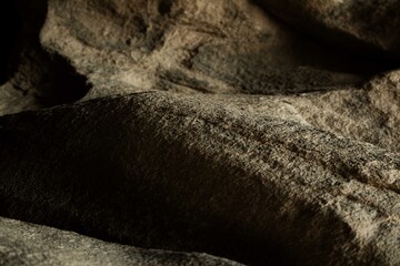 A collection of sand caves while exploring nature.