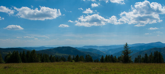landscape with clouds