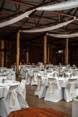 wedding reception area