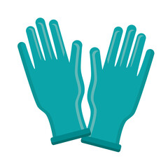 medical gloves icon