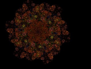 Imaginatory fractal background generated Image