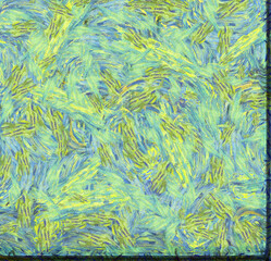 Abstract oil painting background Impressionist style illustrated to create designs.