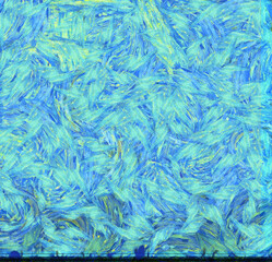 Abstract oil painting background Impressionist style illustrated to create designs.