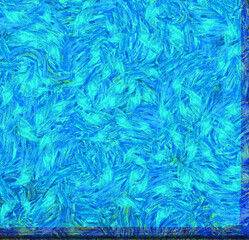 Abstract oil painting background Impressionist style illustrated to create designs.