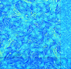 Abstract oil painting background Impressionist style illustrated to create designs.