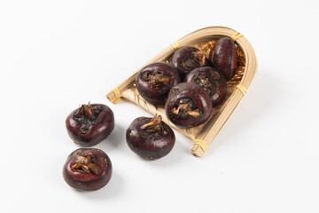 Water Chestnut  on the white background