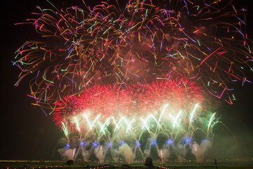 fireworks on the beach