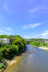 新緑の杜の都　仙台　広瀬川