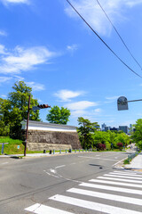 新緑の青葉城址　杜の都仙台