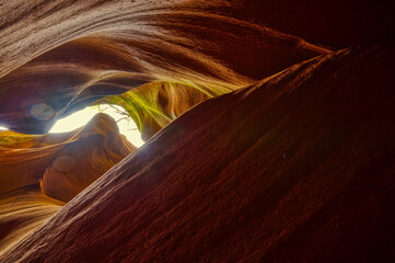 The texture of rocks in Yucha canyon in China. The place is names as 