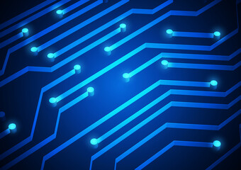 Circuit technology background with hi-tech