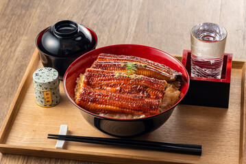 鰻丼　うなぎの蒲焼　鰻