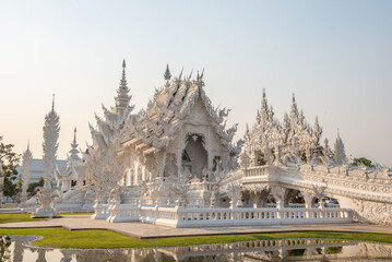 White Temple (Wat Rong Khun) is one of the most famous attractions of  Northern Thailand.