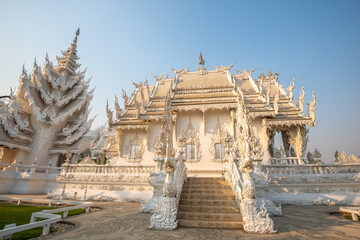 White Temple (Wat Rong Khun) is one of the most famous attractions of  Northern Thailand.