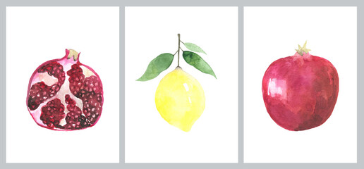 summer fruit, layout design,template cover, booklet,flyer,leaflet, illustration.