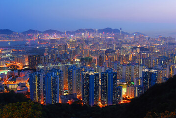 Obraz premium night view of city