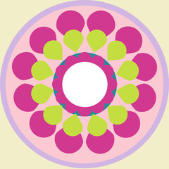 Patterns for use in various works of art such as tile, shirt pattern