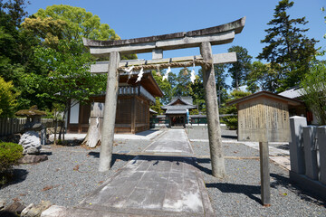 大歳神社　二の鳥居　京都市大原野
