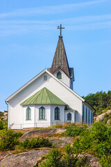 Hamburgersund church on the Swedish west coast