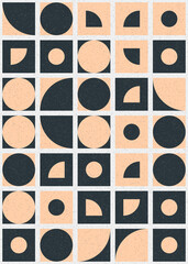 Abstract Geometric Pattern generative computational art illustration