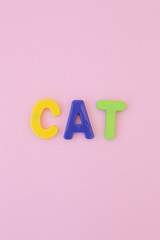 .Colored, magnetic letters