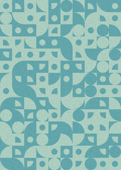 Abstract Geometric Pattern generative computational art illustration