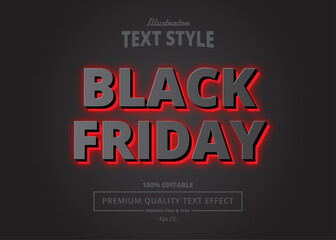 BLACK FRIDAY Illustrator Text Effect