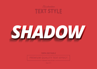 Shadow Illustrator Text Effect