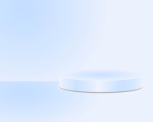 Product show studio, light blue background, looks soft and comfortable. mocklup